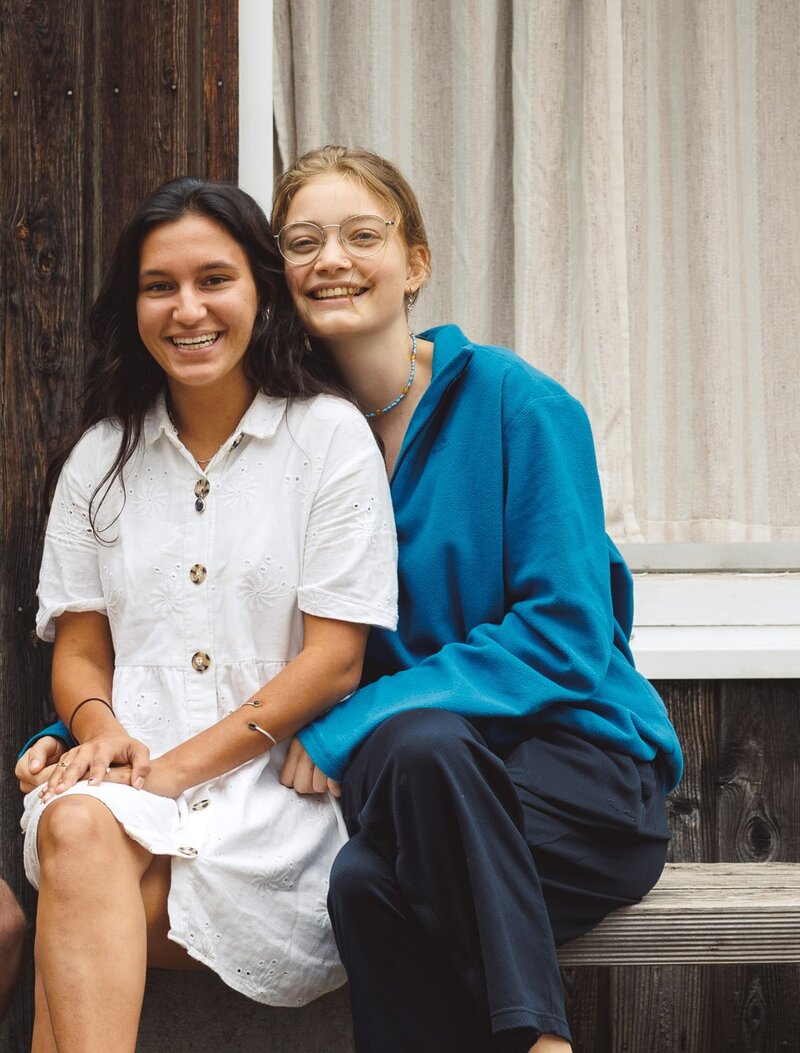 Kaya und Jasmin waren in Indien